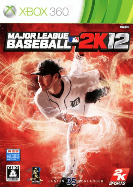 Major League Baseball 2K12 box art for Xbox 360